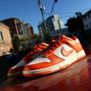 EUC NIKE DUNK LOW SNEAKERS,  7.5 men/9 women